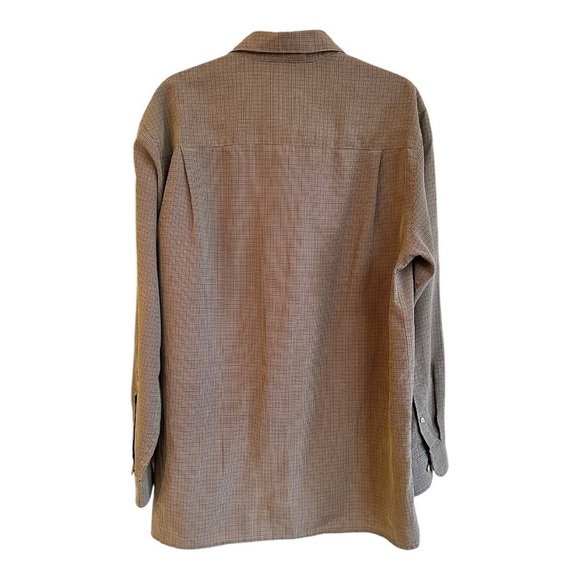 BRANDINI, SET/2, MENS SHIRTS. SMALL PLAID DESIGN. LONG SLEEVE. SIZE M - Picture 7 of 9